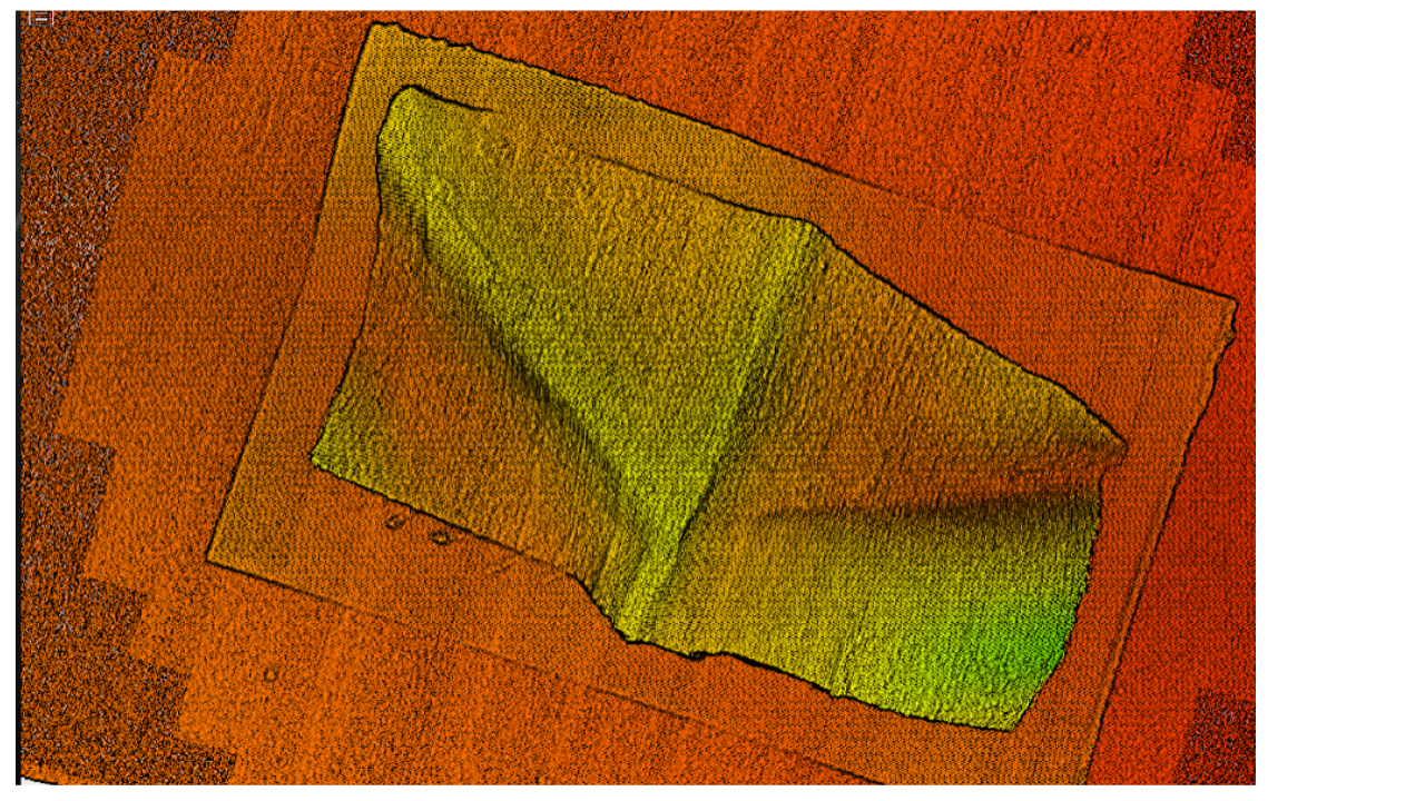 infrared scan of fabric swatch