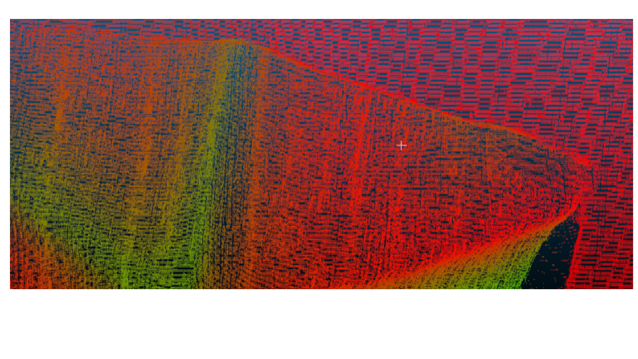 close up infrared scan of fabric swatch